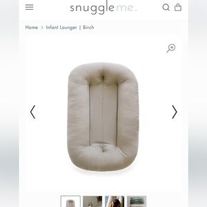 Snuggle me organic baby lounger